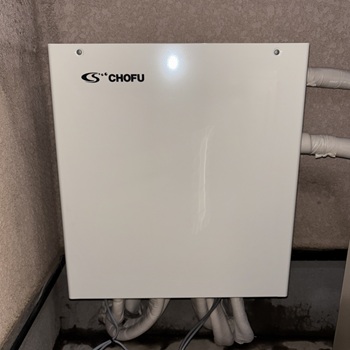 東京都小平市K様の改修工事後、長府製作所のヘッダーボックス、HDB-804