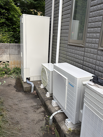 東京都東大和市M様の交換工事後、ダイキンのEQX37YFV