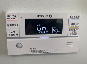 東京都文京区Y様の交換工事後、浴室リモコンのHFR-BFAD3