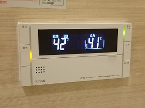 東京都杉並区Y様の交換工事後、浴室リモコンのBC-300VC(B)