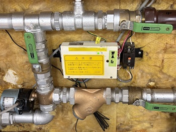 特別養護老人ホーム 風の樹様のシステムヘッダー内、電源ユニットのYCW-1031P