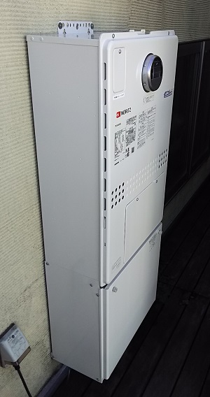 神奈川県横浜市株式会社B様　交換工事後　ノーリツ　GTH-C2451AW6H BL